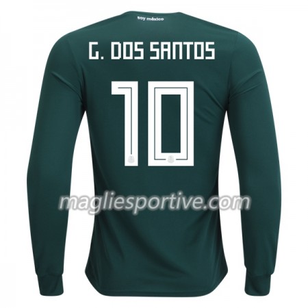 Completo Calcio Messico G.Dos Santos 10 Divisa Prima Mondiali 2018 ML
